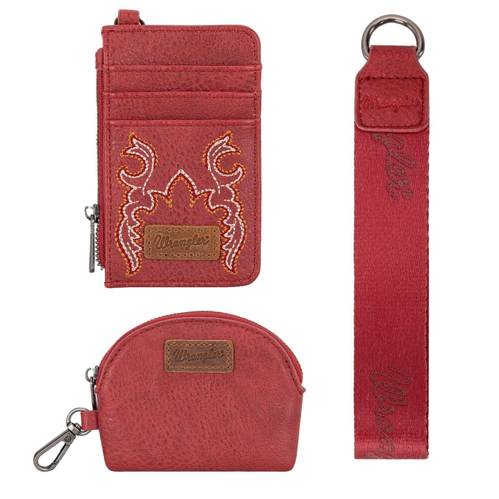 2760 Wrangler Keychain Wristlet Wallets Western Dual Pouch Wristlet View 3